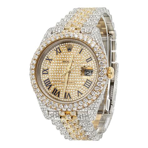 fake diamond rolex amazon|rolex knock off.